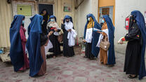 The mobile health team gets ready to head out on a visit to a remote village in Khost, located in southeastern Afghanistan.